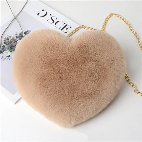 Plush Heart Bag For Women Valentine's Day