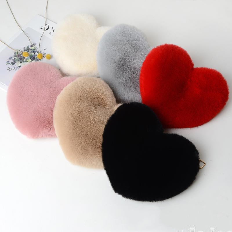 Plush Heart Bag For Women Valentine's Day
