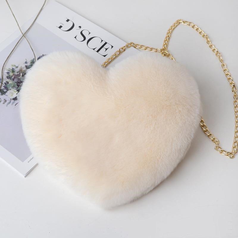 Plush Heart Bag For Women Valentine's Day