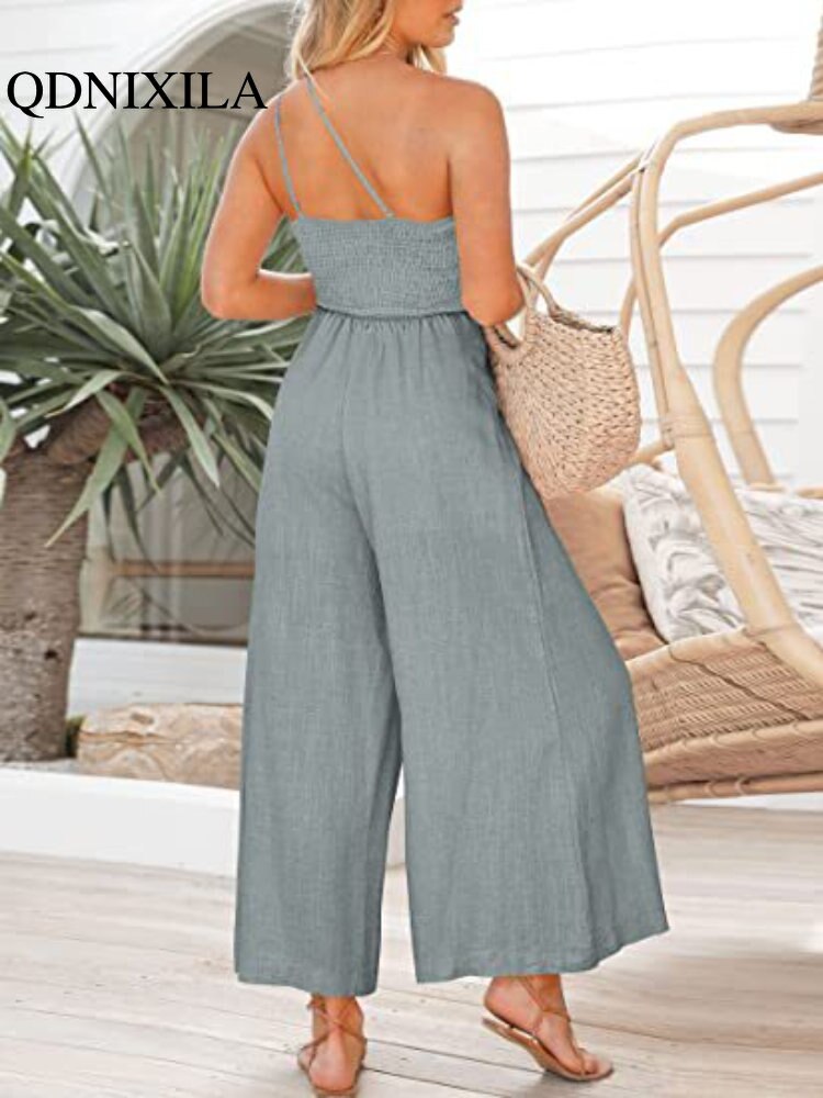 Summer Jumpsuit With Pockets