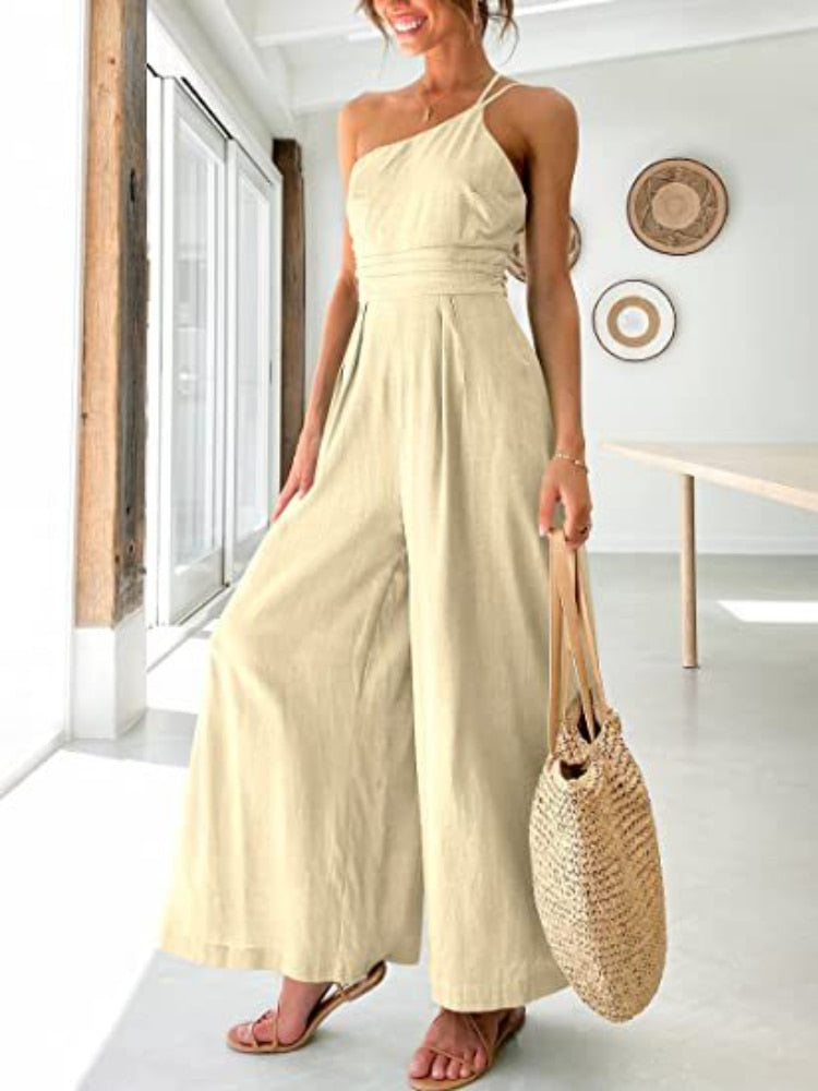 Summer Jumpsuit With Pockets