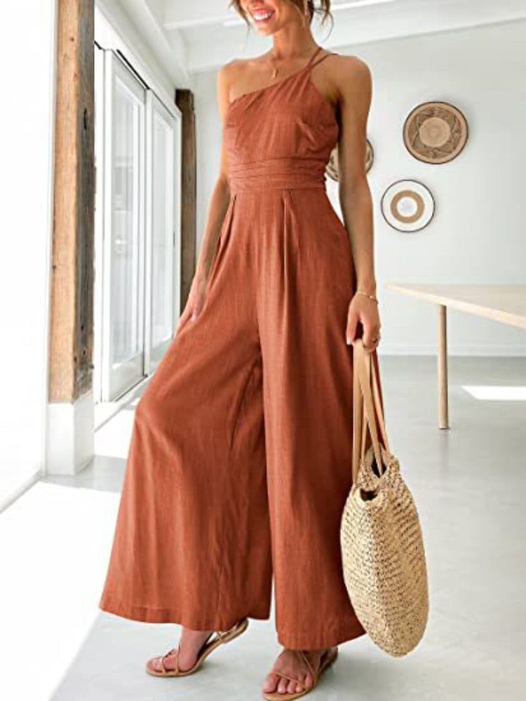 Summer Jumpsuit With Pockets