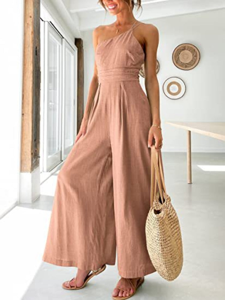 Summer Jumpsuit With Pockets