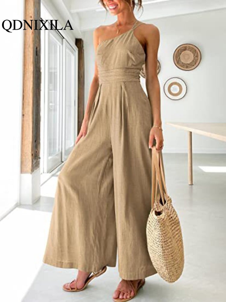 Summer Jumpsuit With Pockets