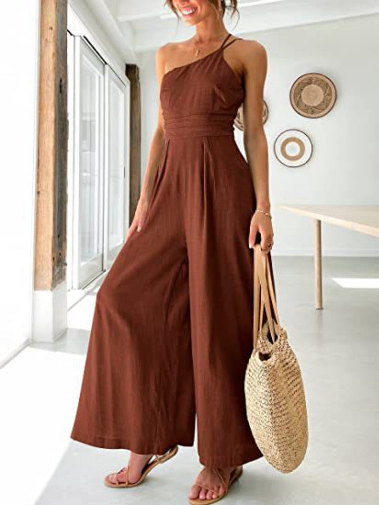 Summer Jumpsuit With Pockets