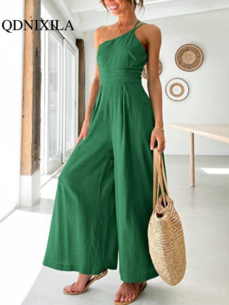 Summer Jumpsuit With Pockets