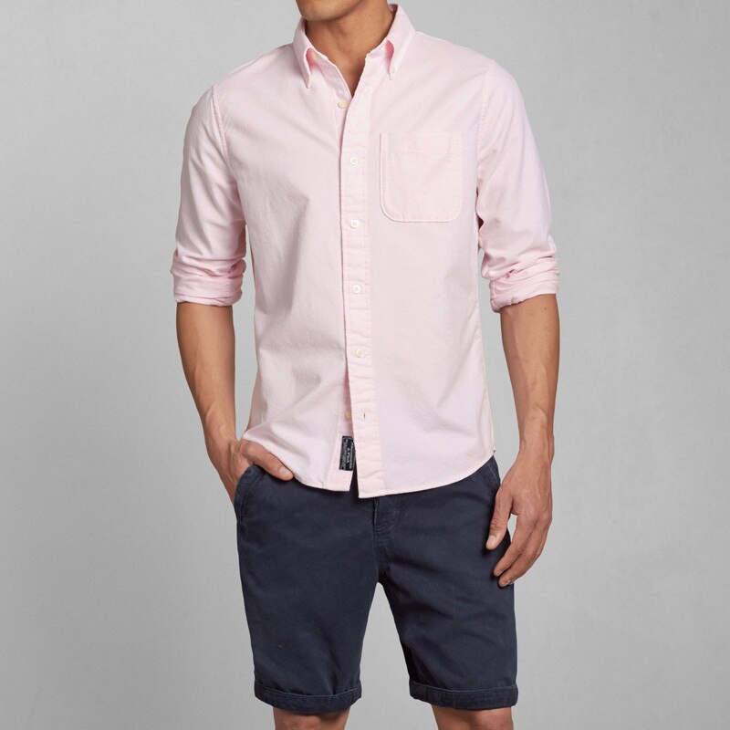 Oxford Stretch Zip Shirt