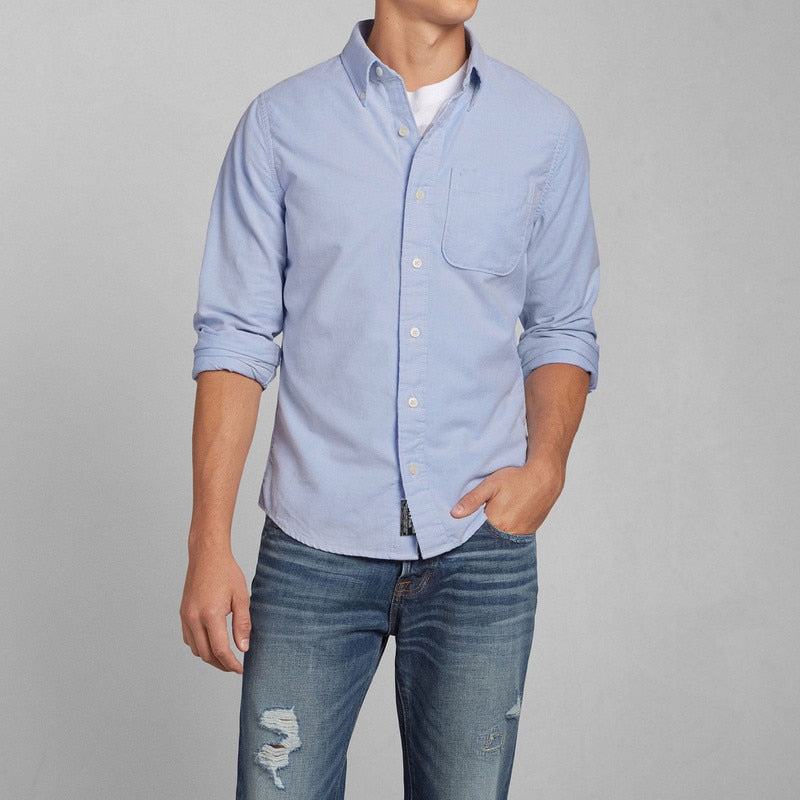 Oxford Stretch Zip Shirt