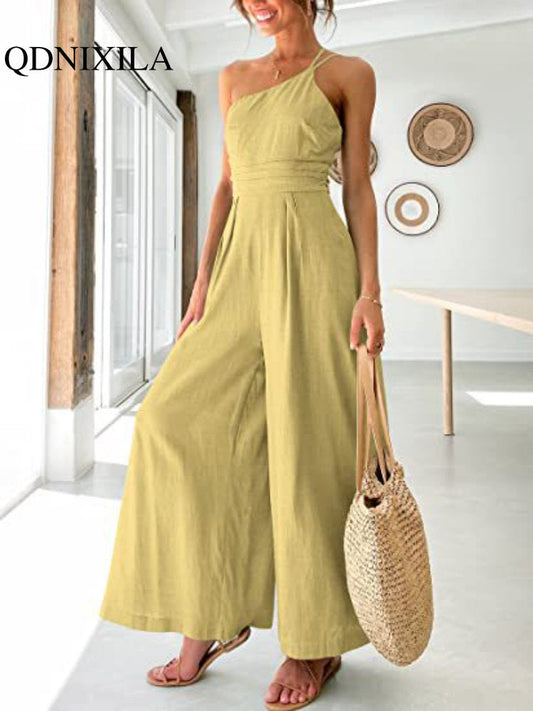 Summer Jumpsuit With Pockets