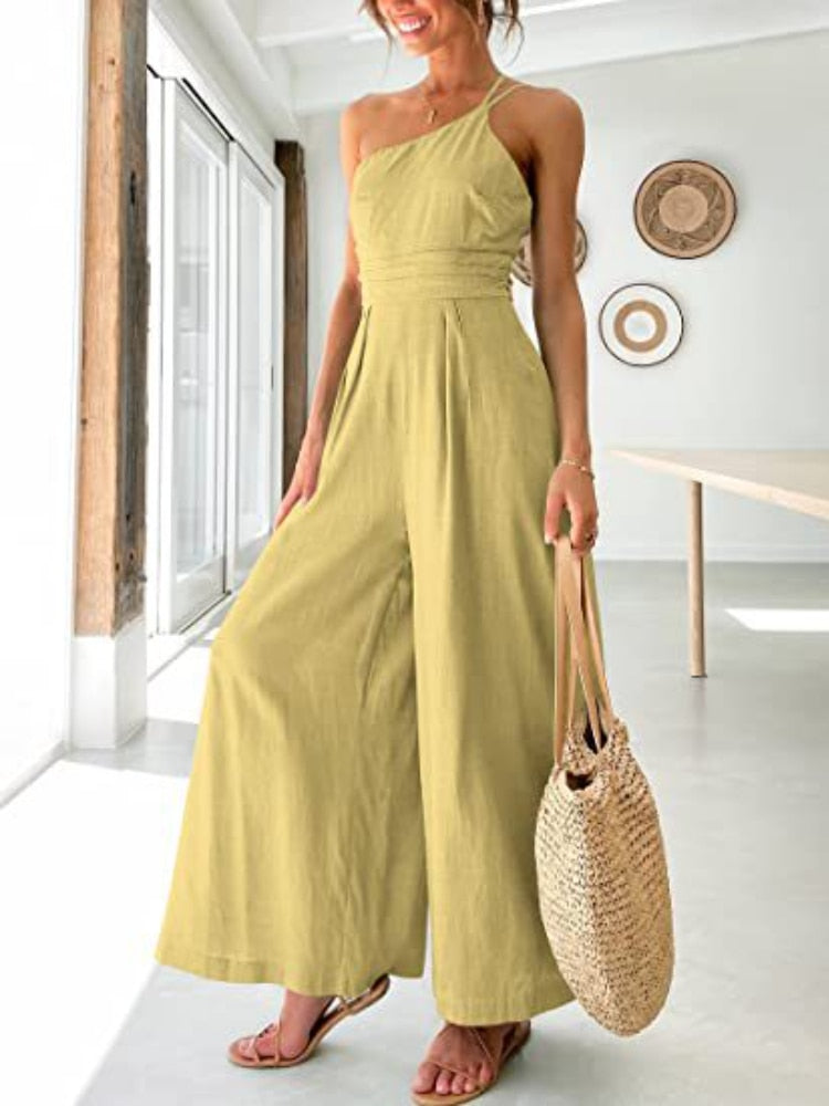 Summer Jumpsuit With Pockets